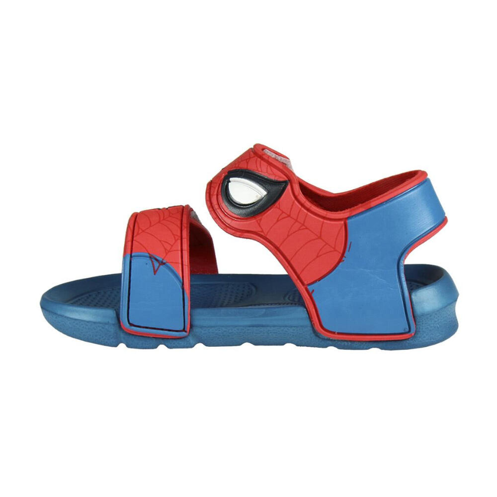 Sandalias Spiderman Azules y Rojas Niño 3/3