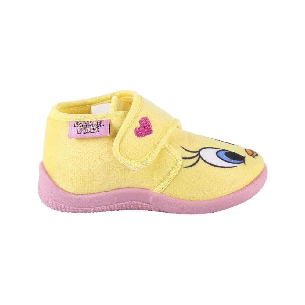Zapatillas de Casa Media Bota Looney Tunes Piolín Amarillo Niña 2/3