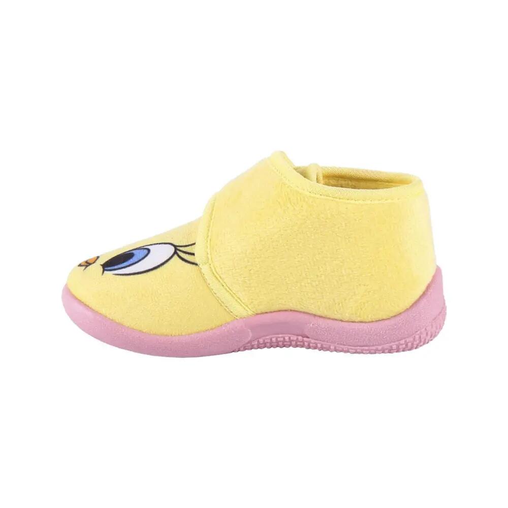 Zapatillas de Casa Media Bota Looney Tunes Piolín Amarillo Niña 3/3