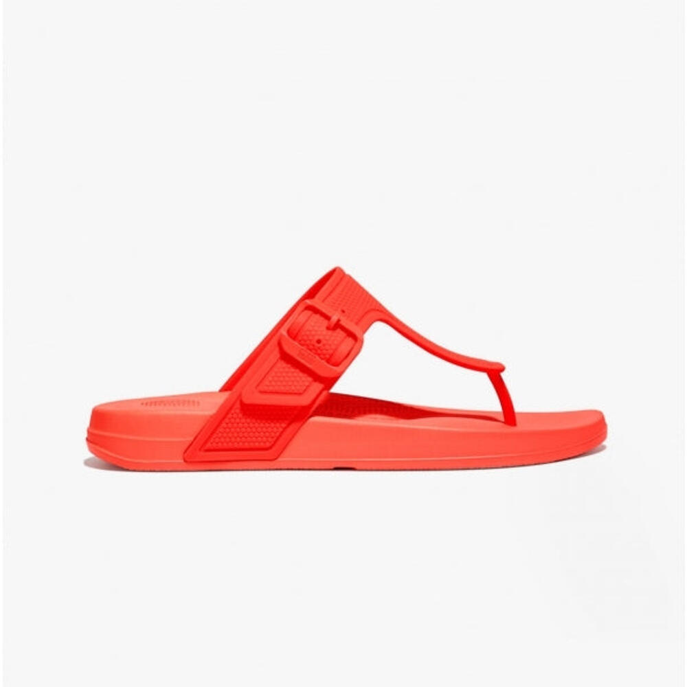 FIT FLOP Iqushion Adjustable Womens Poolside Buckle Flip-flops