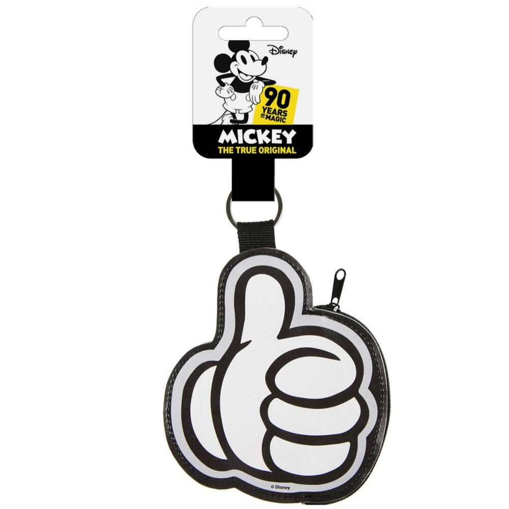 Llavero Monedero Mickey Mouse Guante Blanco 3/3