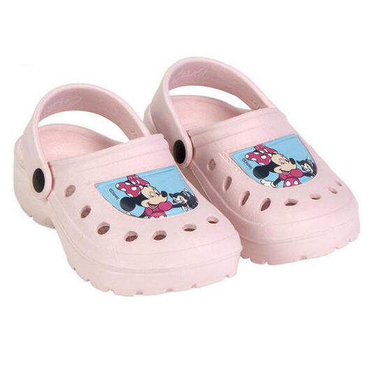 Zuecos Clogs Minnie Mouse Cats Rosa Niña
