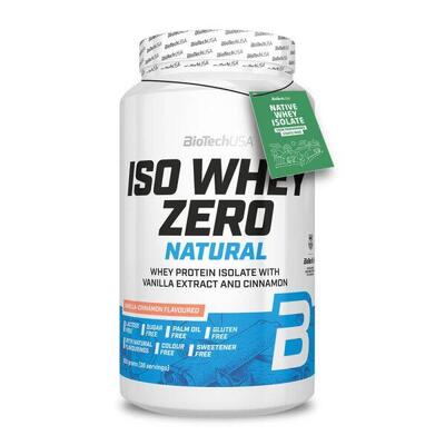 Iso whey zero natural - 908g vanille kaneel biotech usa