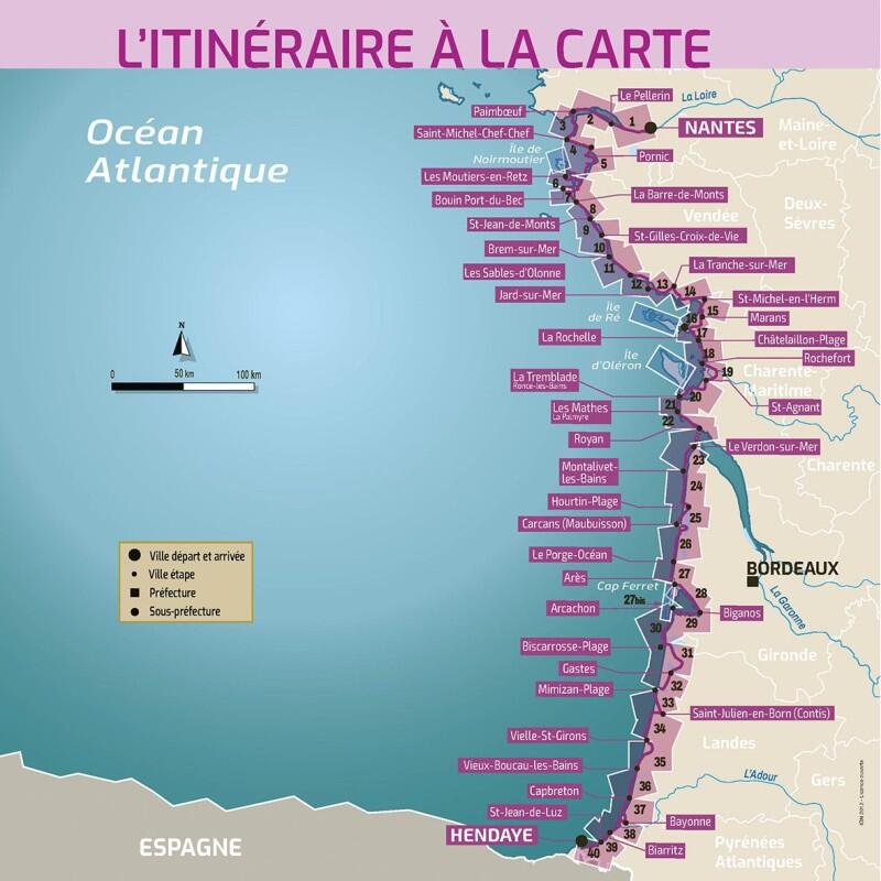 LA COTE ATLANTIQUE A VELO LA VELODYSSEE DE NANTES A HENDAYE 5/5