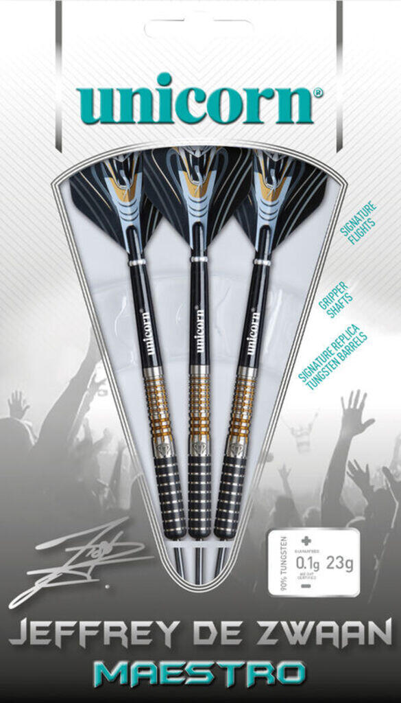 Unicorn Maestro Jeffrey De Zwaan P3 Steel Tip Dart 23G 4/7