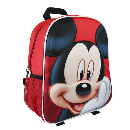 Mochila Guardería 3D Mickey Mouse Rojo