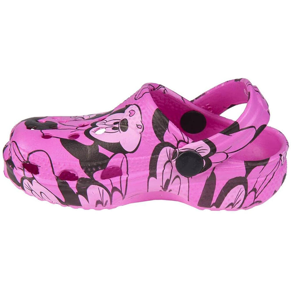 Sandálias Minnie estilo Crocs, tamanho 30/31 2/3