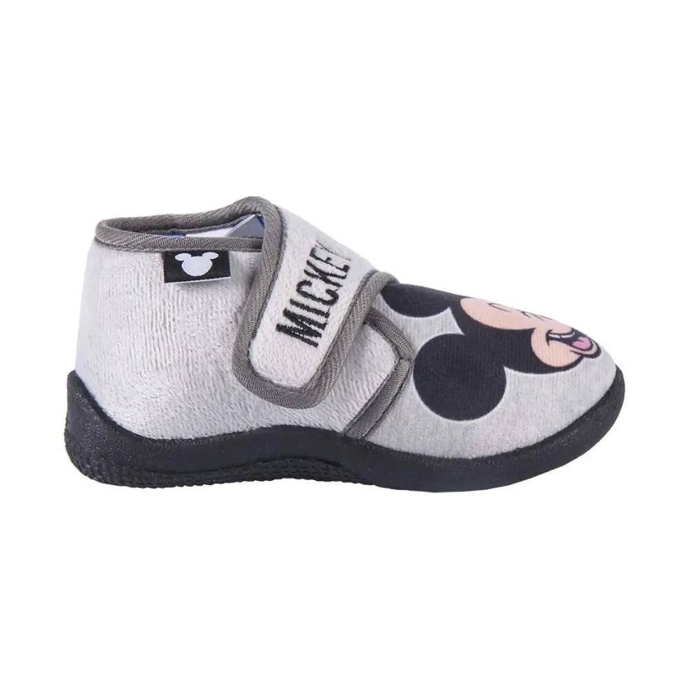 Zapatillas de Casa Media Bota Mickey Mouse Gris Niño 2/3