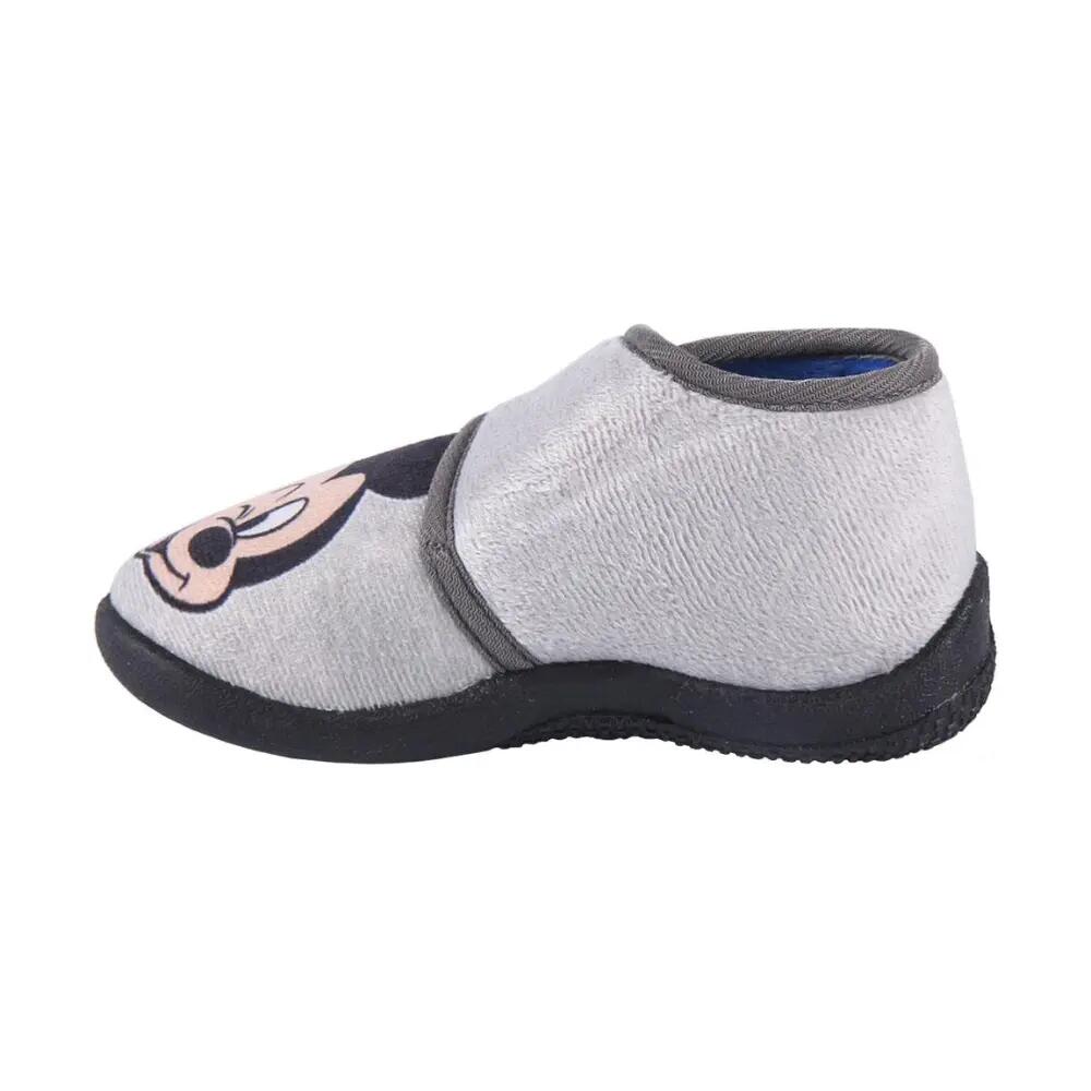 Zapatillas de Casa Media Bota Mickey Mouse Gris Niño 3/3