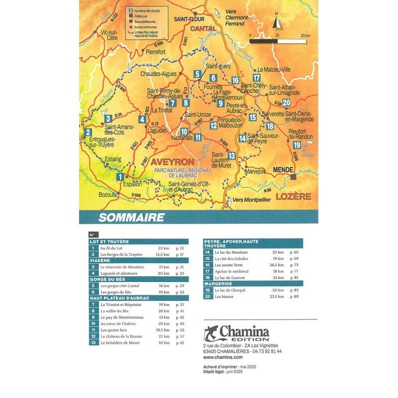 BOUCLES A VELO - AUBRAC MARGERIDE VALLEE DU LOT 2/2