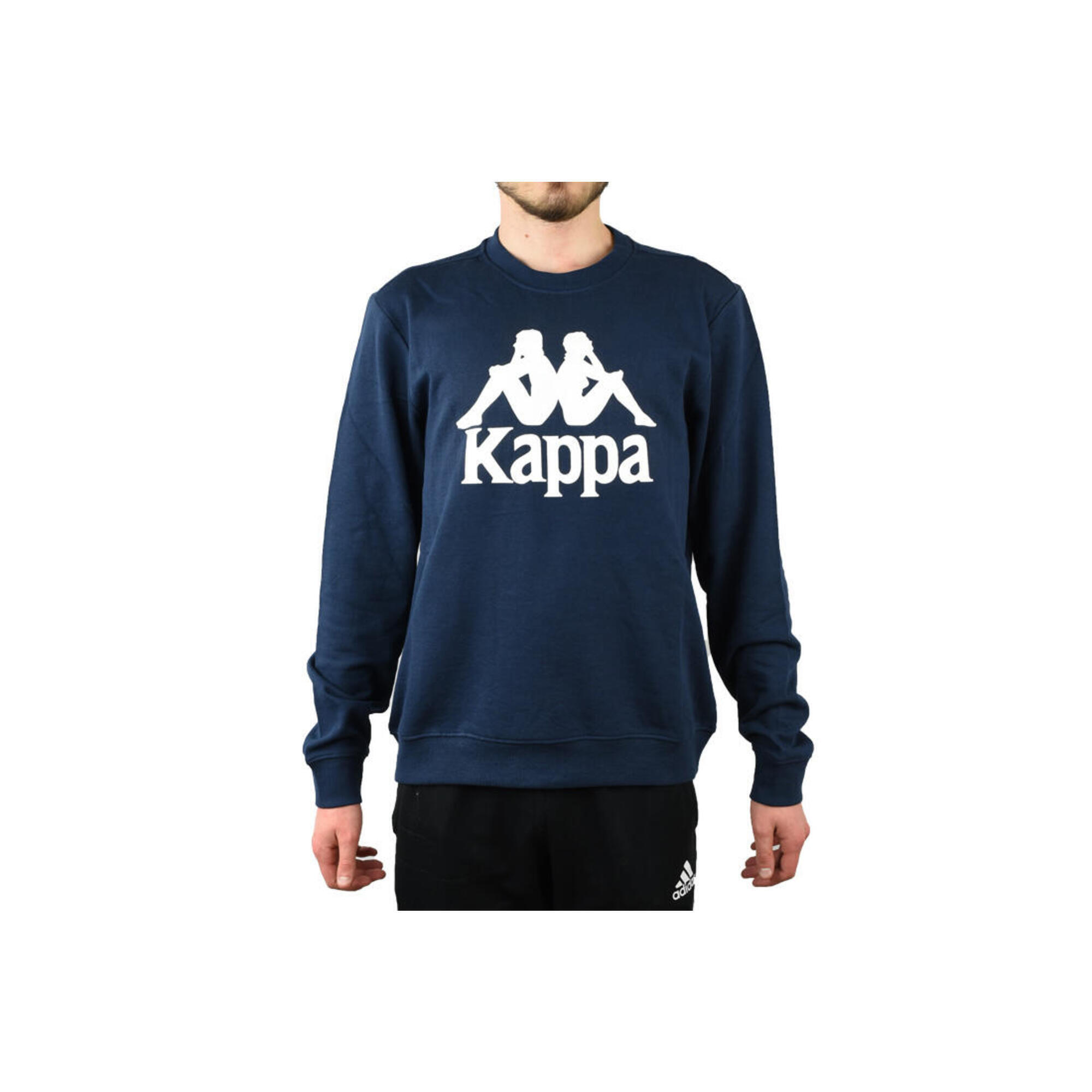 Kappa Sertum RN Sweatshirt, Homme, Fitness, pulls molletonnés, bleu marine 1/4
