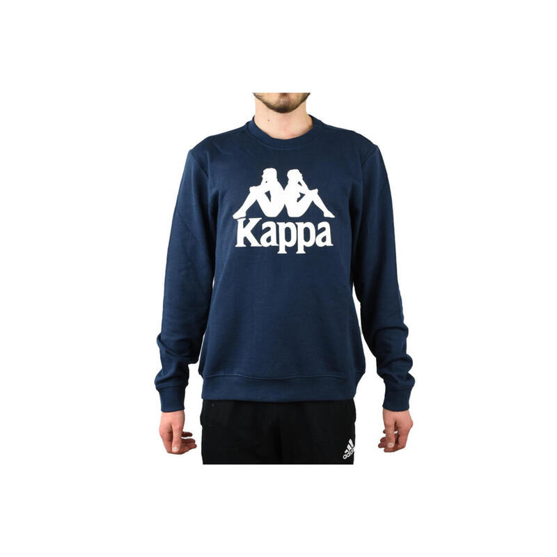 Kappa Sertum RN Sweatshirt, Homme, Fitness, pulls molletonnés, bleu marine