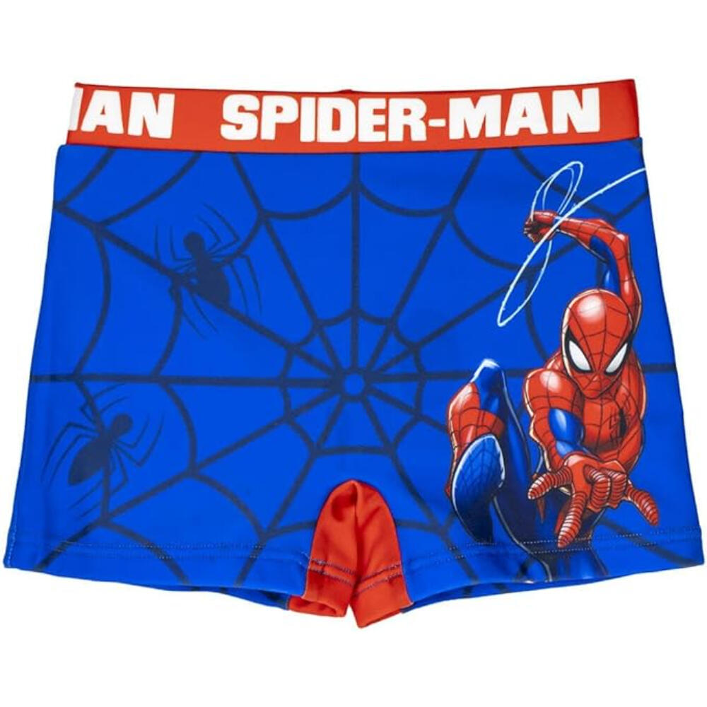 Bañador Bóxer Spiderman Azul y Rojo Niño 1/3