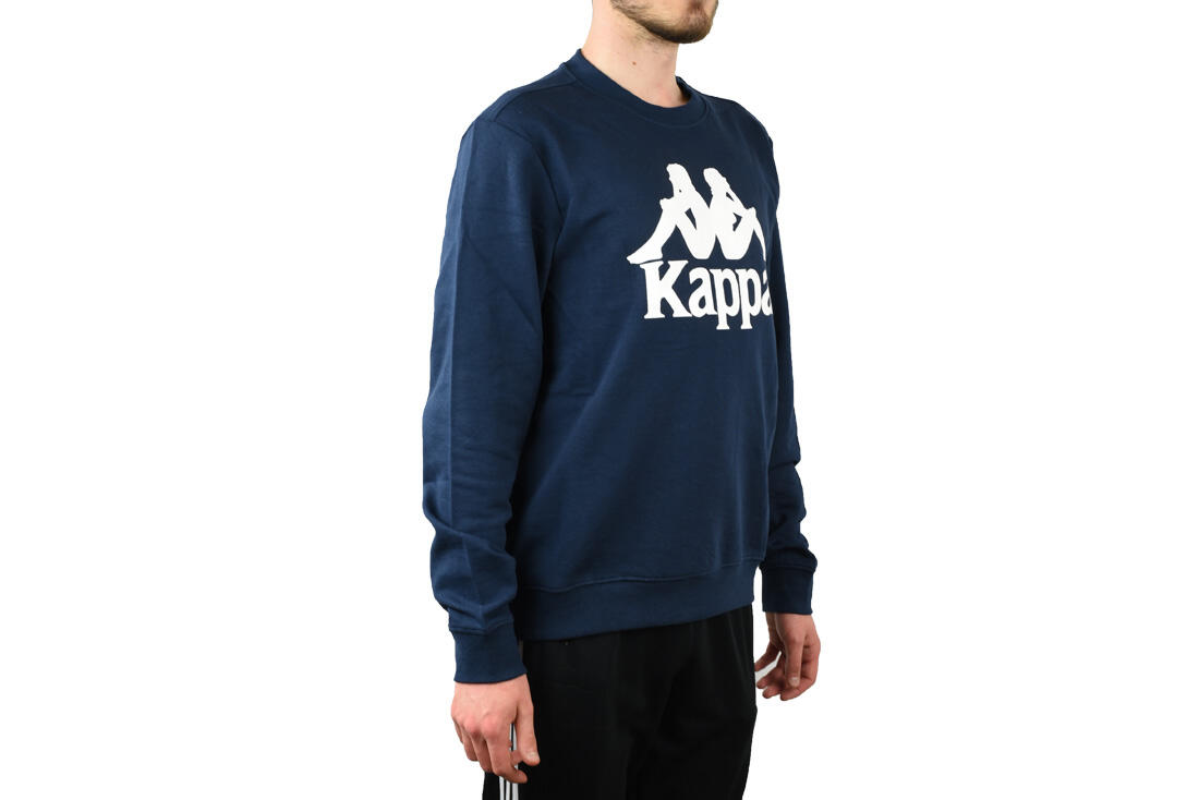Kappa Sertum RN Sweatshirt, Homme, Fitness, pulls molletonnés, bleu marine 2/4