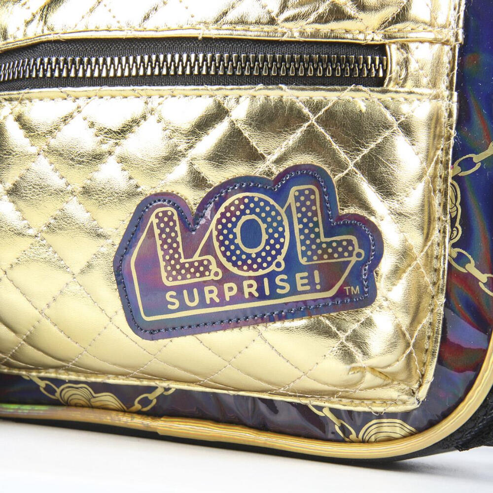 Mochila - Unisex - Metalizada - Lol Surprise - Negro/Dorado 3/3