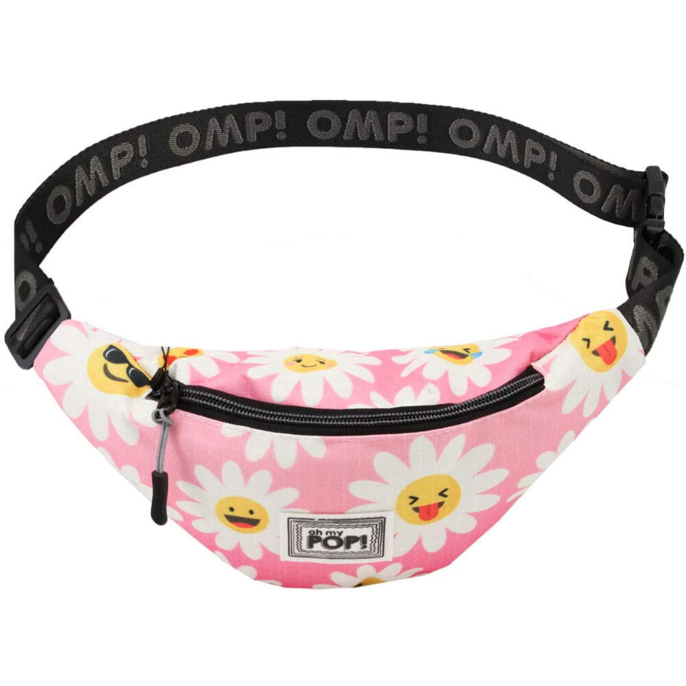 Riñonera, Unisex, Ajustable estampada, Oh My Pop, Rosa 2/3