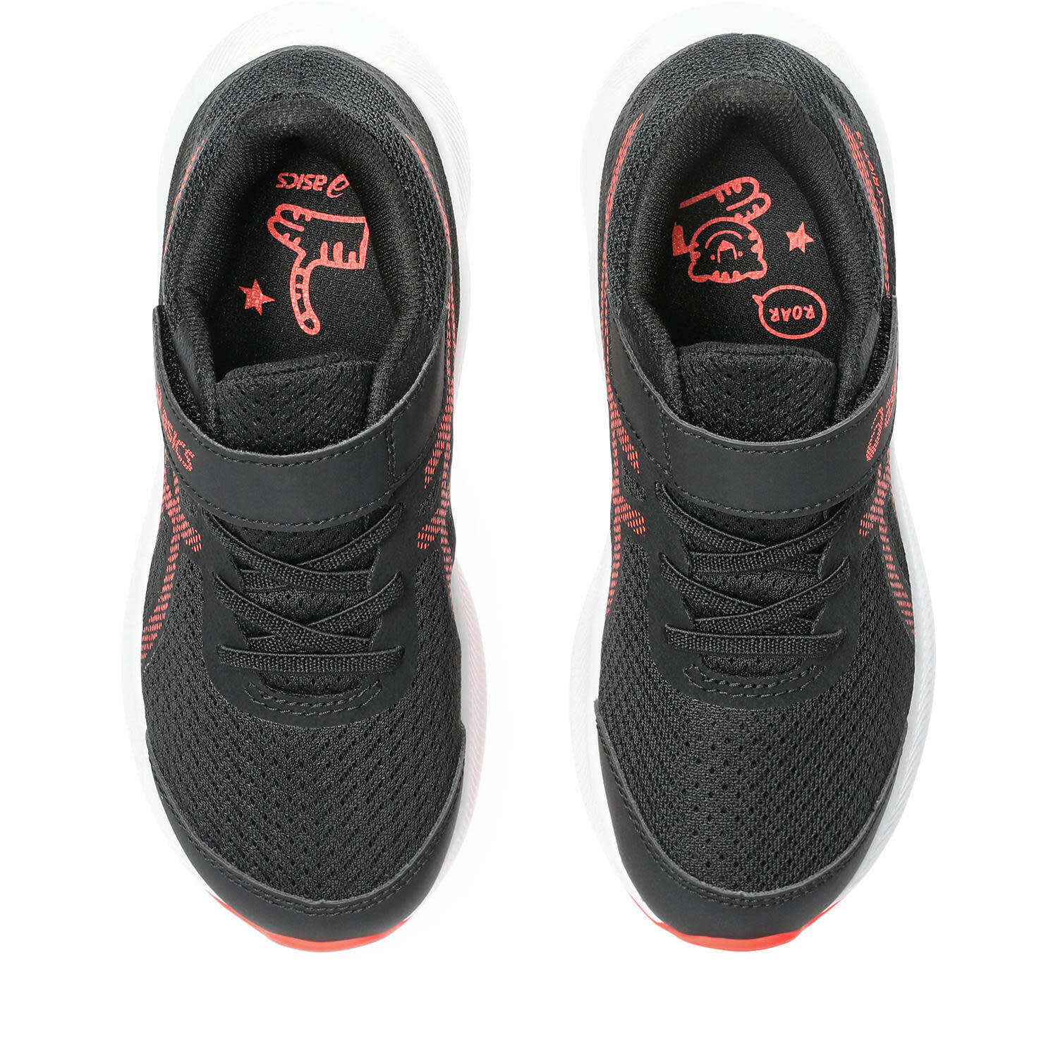 ASICS Patriot 13 PS - Black/FlashRed 6/7