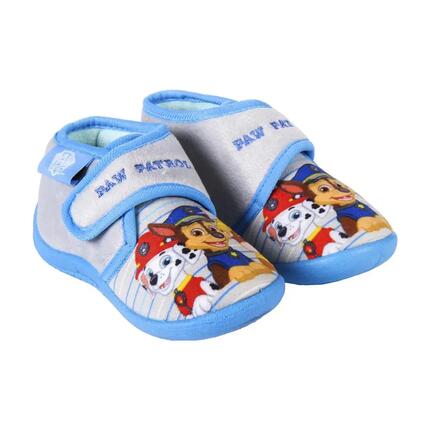 Zapatillas de Casa Media Bota Patrulla Canina Rayas Niño