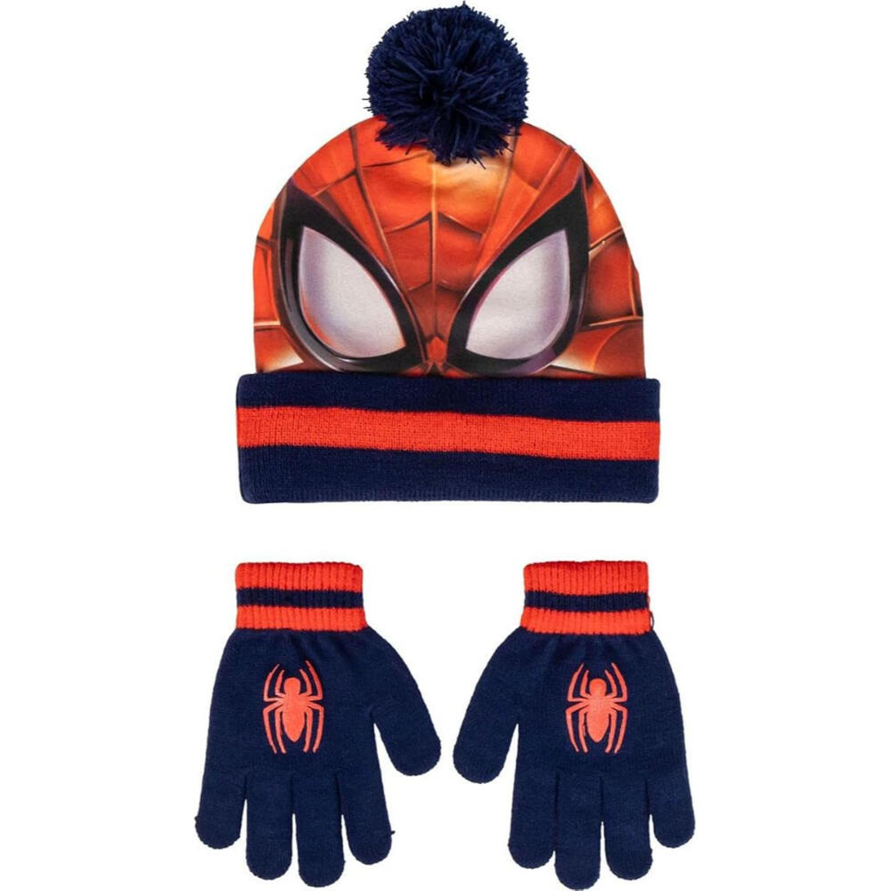 Set met muts en handschoenen kind kinderen Cerda Marvel Spiderman 1/4