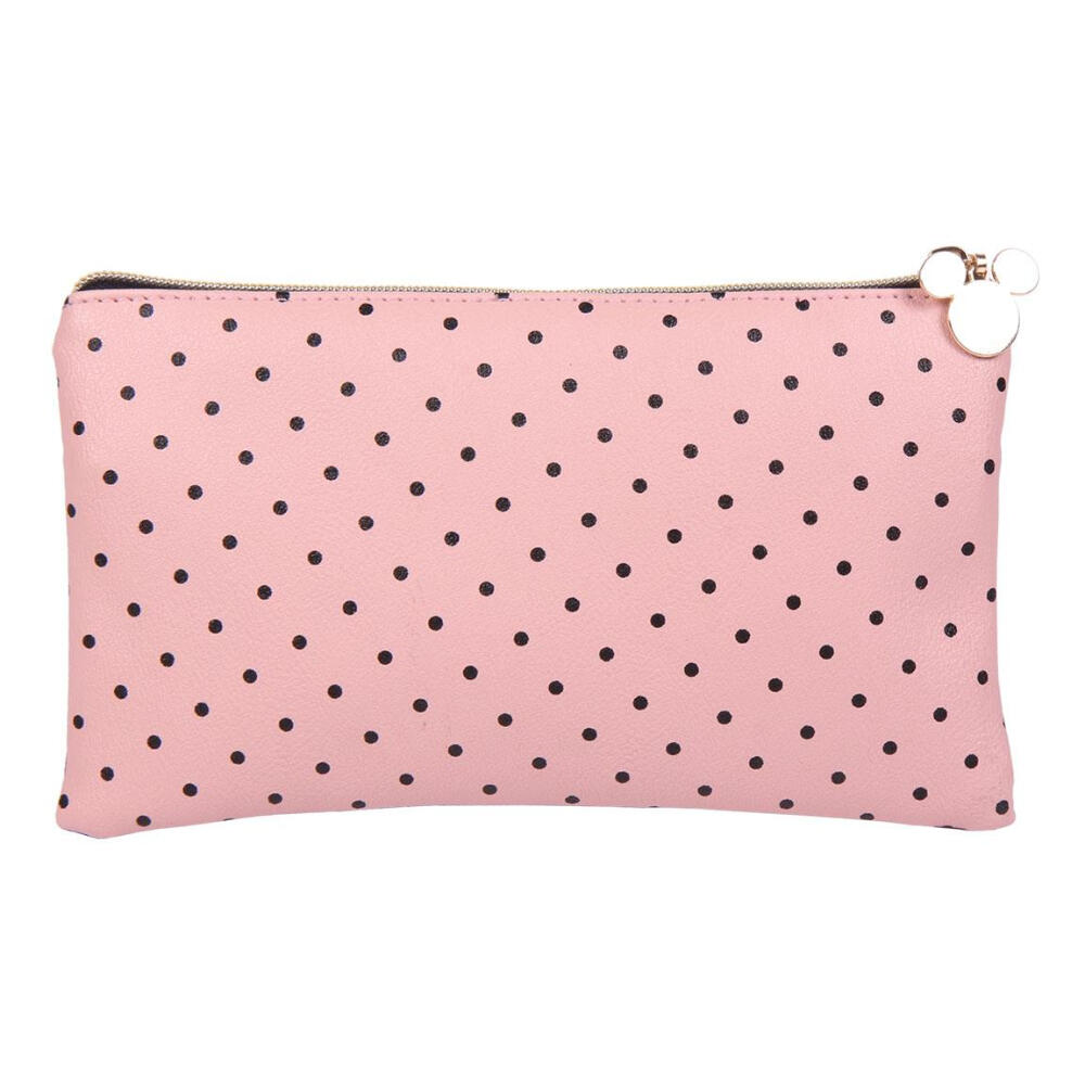 Astuccio Trousse Minnie Rosa a Pois Ecopelle 3/3