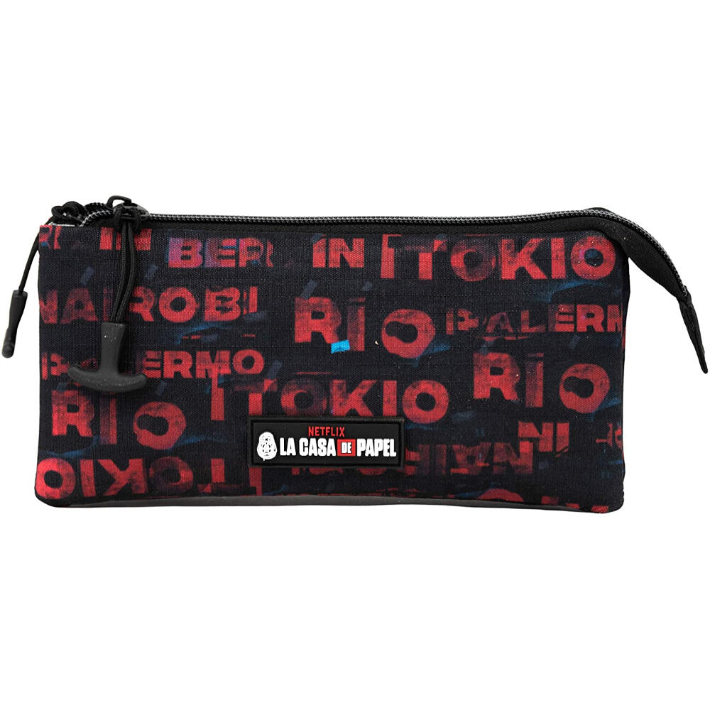 Estuche Portatodo Triple La Casa De Papel Cities 2/3
