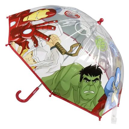 Parapluie manuel transparent Avengers pour enfants