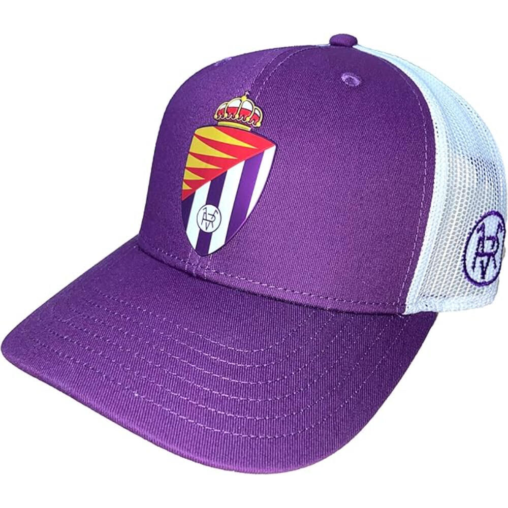Gorra - Fútbol - Adulto - Trucker, Bordada, Snapback - Real Valladolid - Morado 2/3