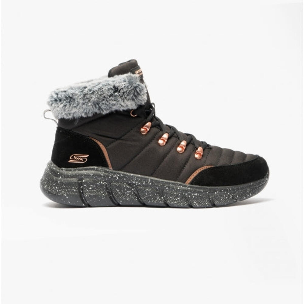 SKECHERS 117339/bbk Bobs B Flex-jolly Darling Womens Lace Up Sneaker Boots