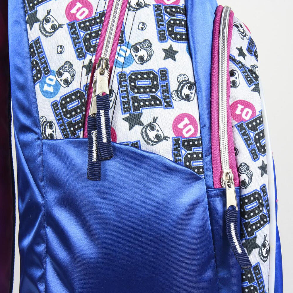 Mochila - Luces glitter, estampado LOL Surprise - Go Team - Azul 3/3