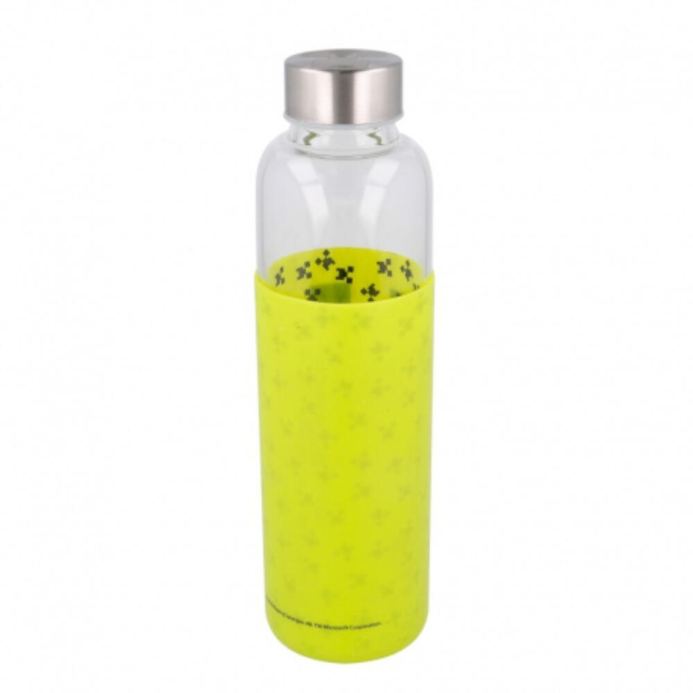 Glasflasche mit Silikondeckel Educa Borras Minecraft 2/3