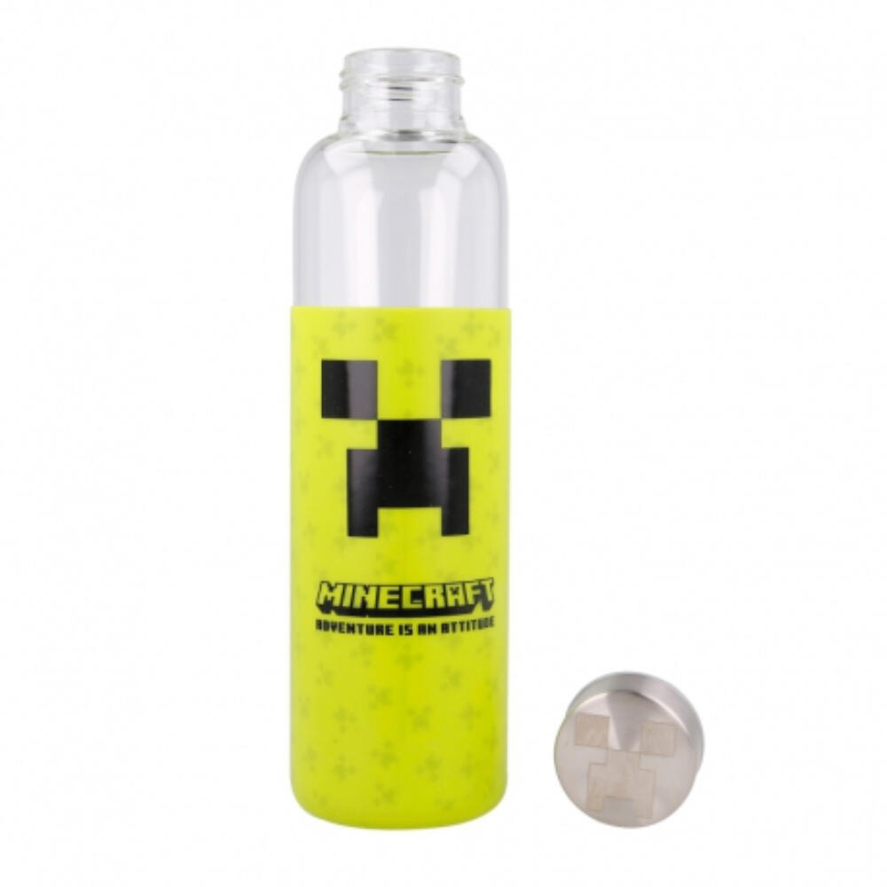 Glasflasche mit Silikondeckel Educa Borras Minecraft 3/3
