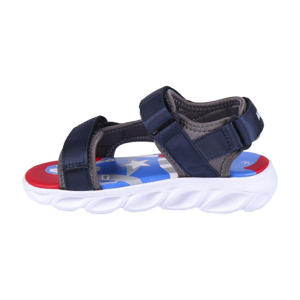 Sandalias con Velcro Capitán América Azules Niño 2/3