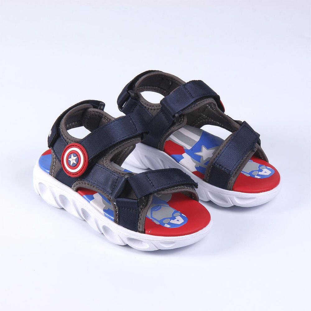 Sandalias con Velcro Capitán América Azules Niño 3/3