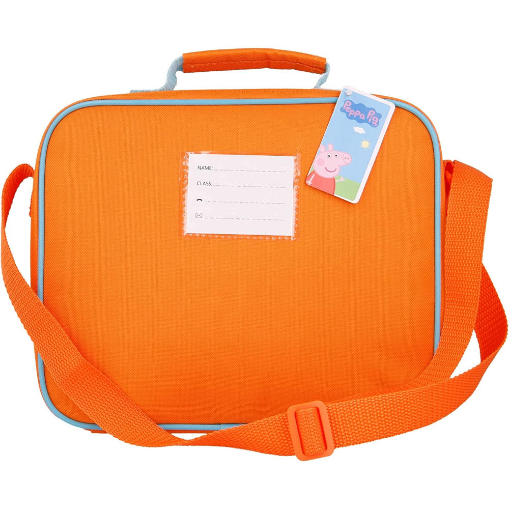 Bolsa Portaalimentos Con Correa Bandolera Peppa Pig High Five 2/3