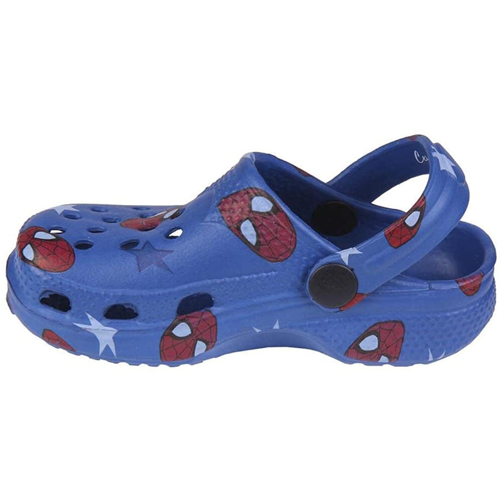 Zuecos Clogs Spiderman Azul Estampados 2/3