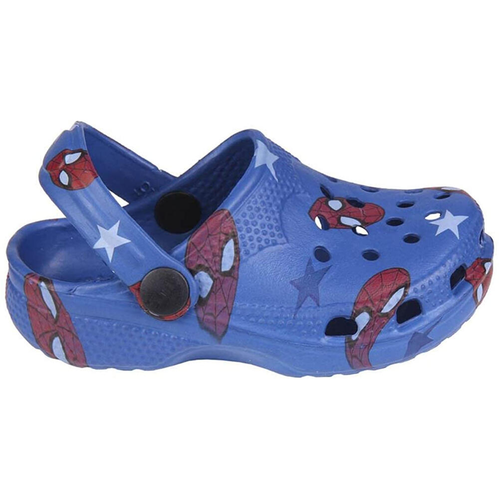 Zuecos Clogs Spiderman Azul Estampados 3/3