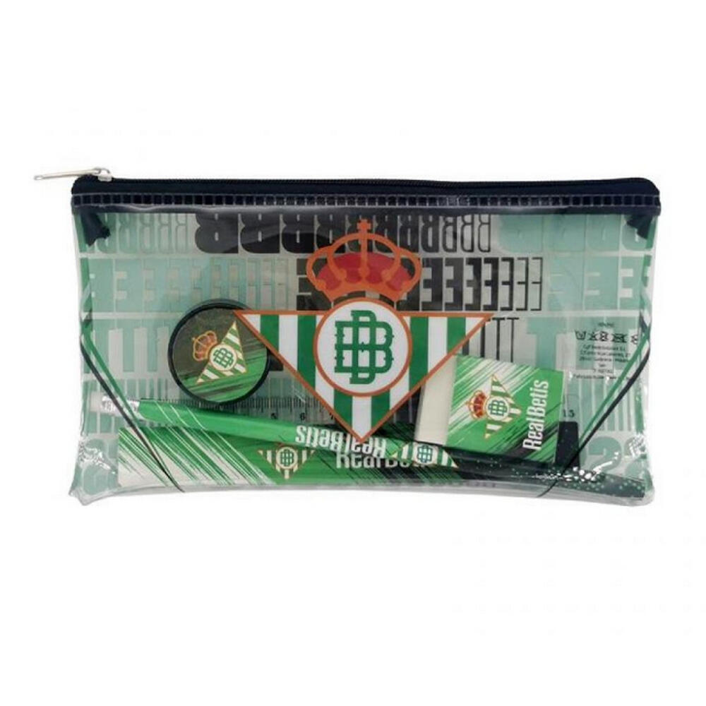Portatodo - Real Betis - Unisex - Transparente, cremallera 3/3