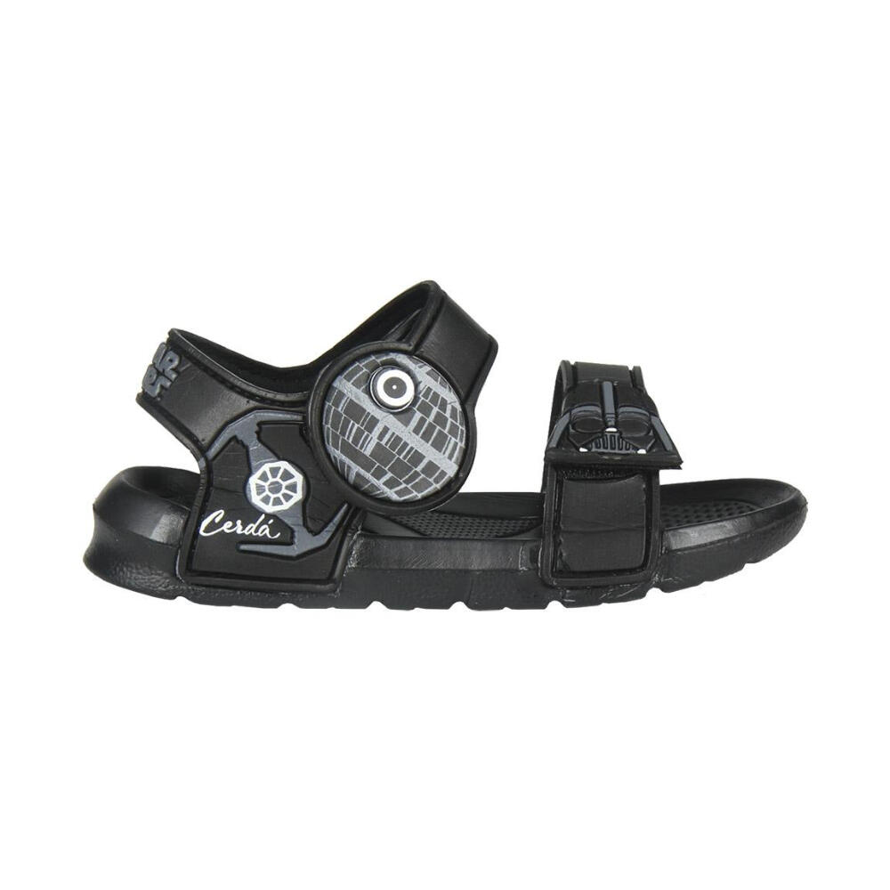 Sandalias Star Wars Niño Goma Negras 2/3