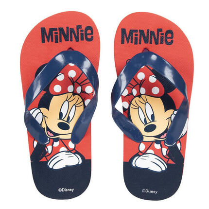 Chanclas Minnie Mouse Niña Rojo