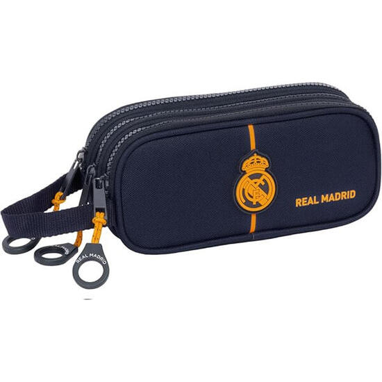 Estuche Portatodo Triple Real Madrid 24/25 Segunda Equipación