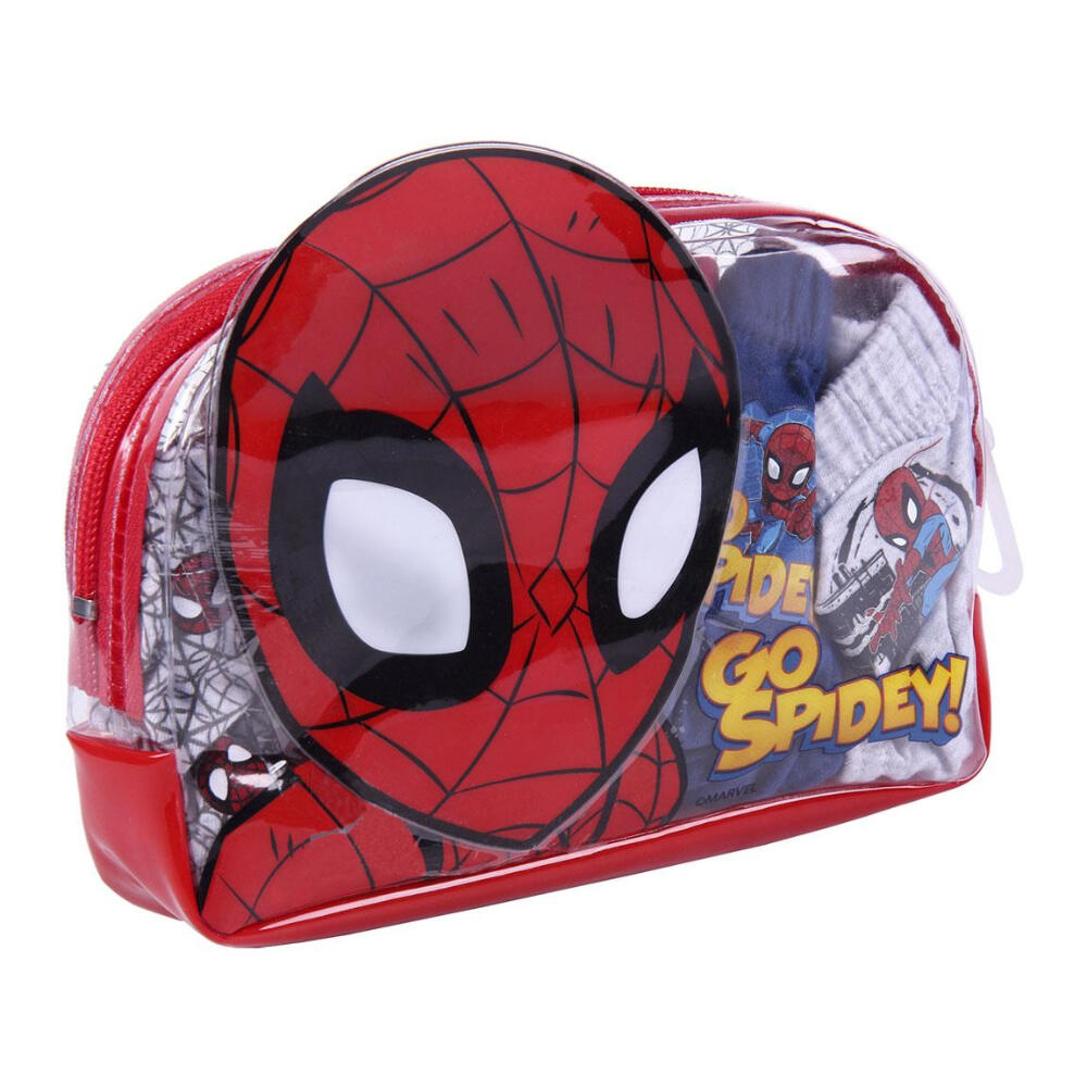 Pack 5 Slips Spiderman Con Neceser 2/3