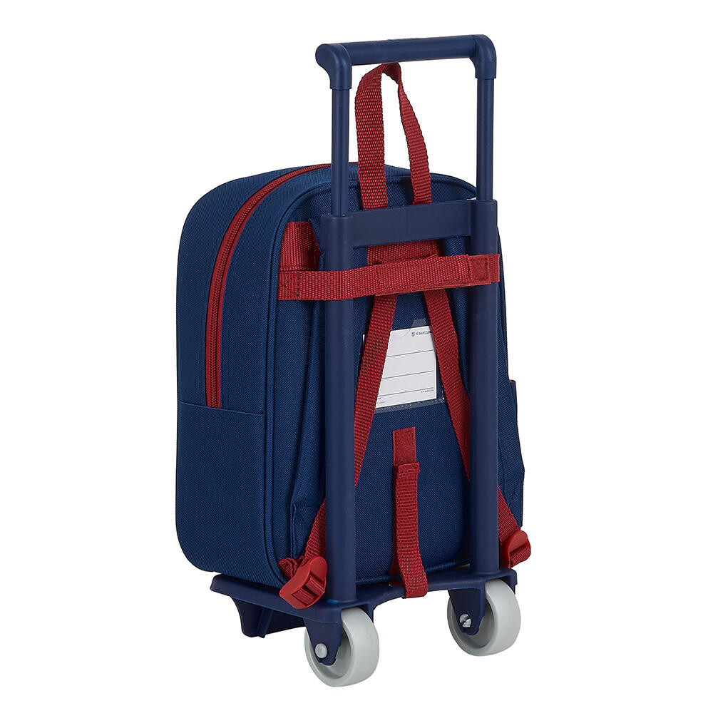 Mochila Trolley con ruedas Guardería Fc Barcelona Rayas 2/3