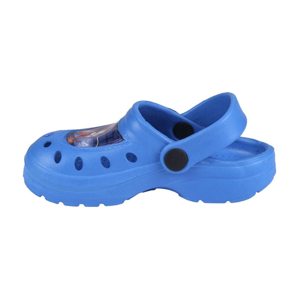 Zuecos Clogs Spiderman Spidey Azules 3/3