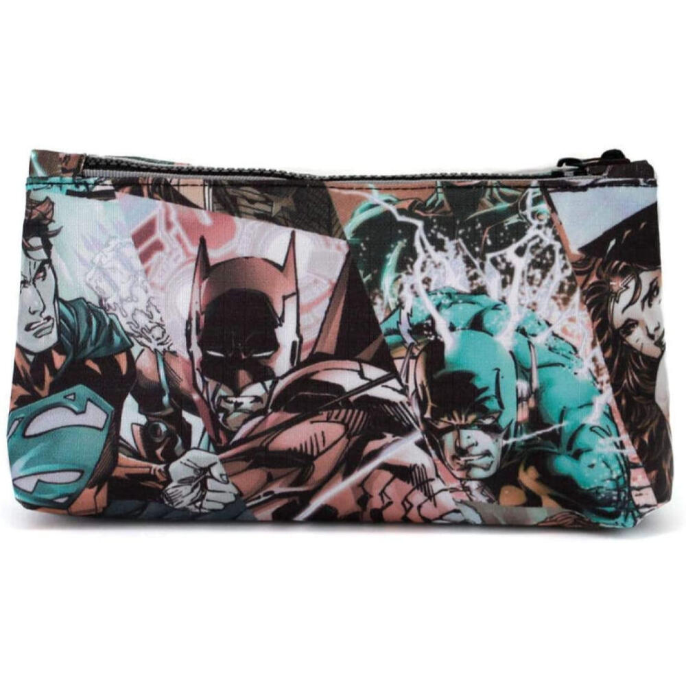 Estuche Portatodo Doble La Liga De La Justicia Comic 2/3