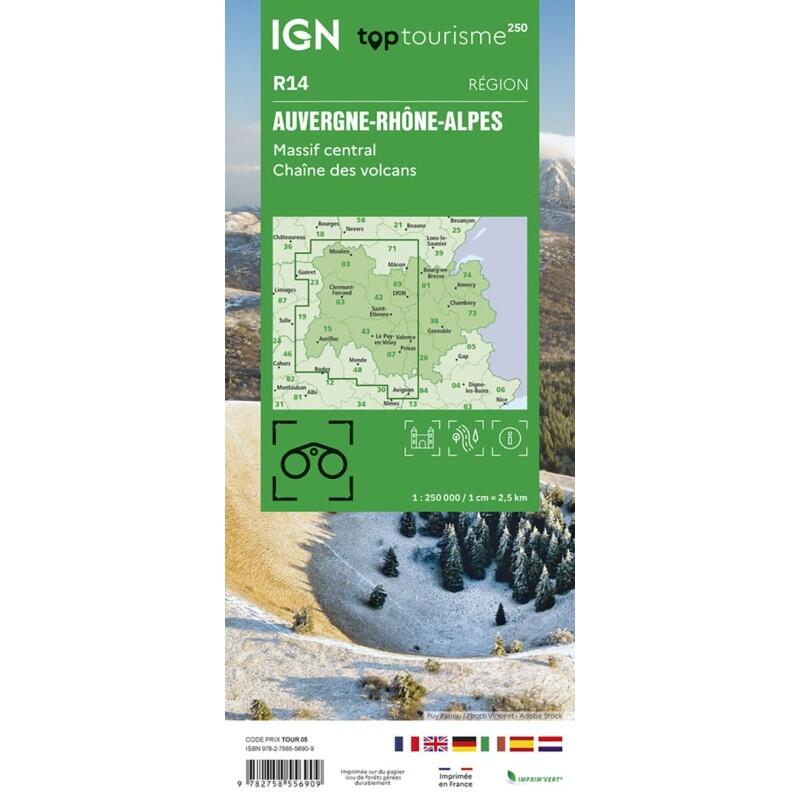 TOP250R14 - AUVERGNE RHONE ALPES MASSIF CENTRAL / CHAINE DES VOLCANS 2/2