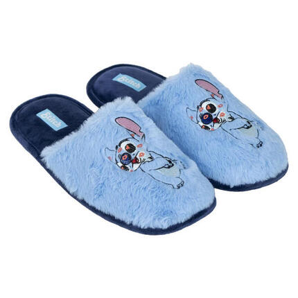 Zapatillas de Casa Stitch Peluche Azul Mujer
