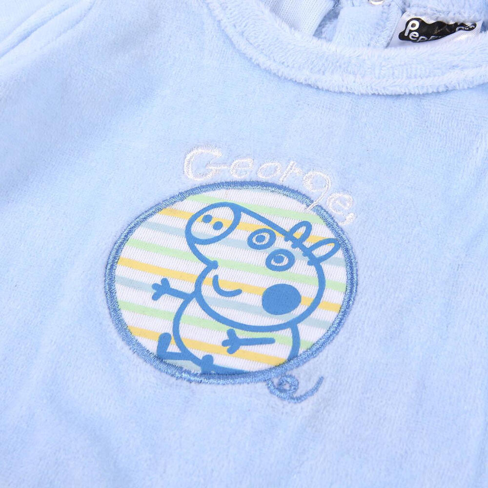 Pelele Peppa Pig George Azul Bebé 3/3