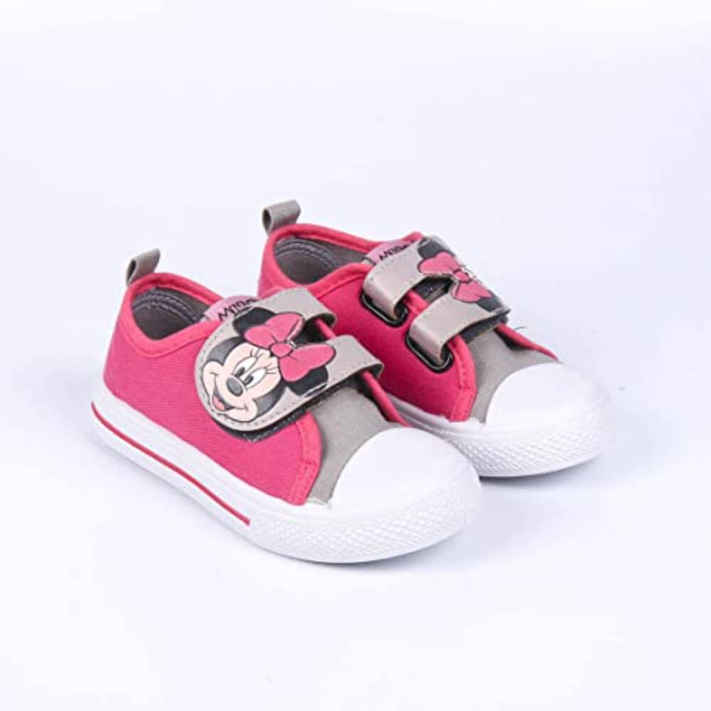 Zapatillas Loneta Minnie Mouse Niña Fucsias 2/3