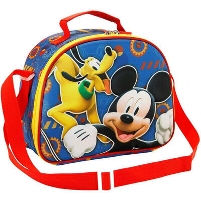 Bolsa Portaalimentos 3D Con Correa Bandolera Mickey Mouse Friends