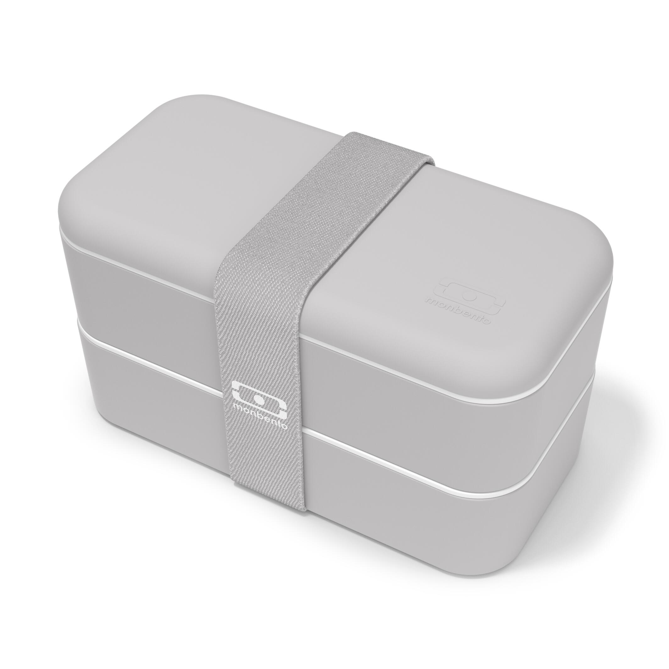 MONBENTO Portapranzo 2x500ml - 1L|Adulto|Ufficio, picnic|Made in France|Original